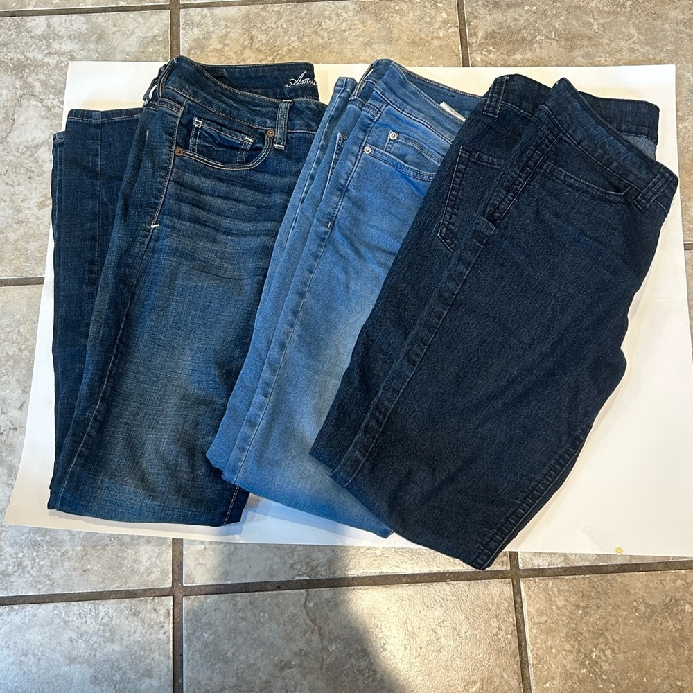Jeans Bundle- Women-Size 8 - Three brands. Three pairs total.